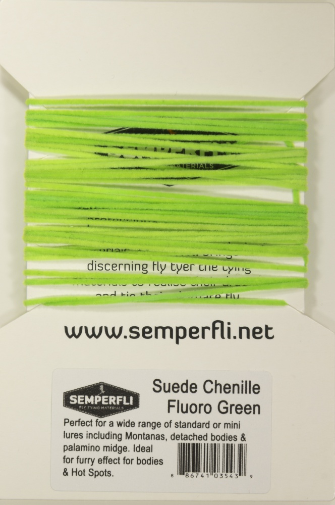 SEMPERFLI Suede Chenille - Fluoro Yellow
