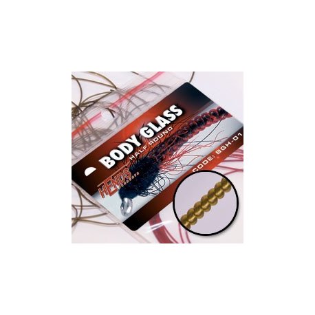 HENDS Body Glass - Half Round - rusty brown