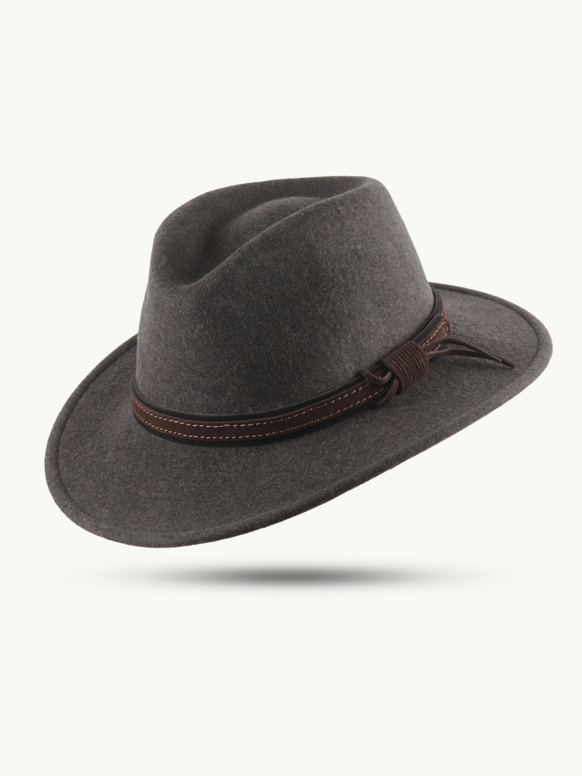 Scippis Klobouk Austin braun / melange, L