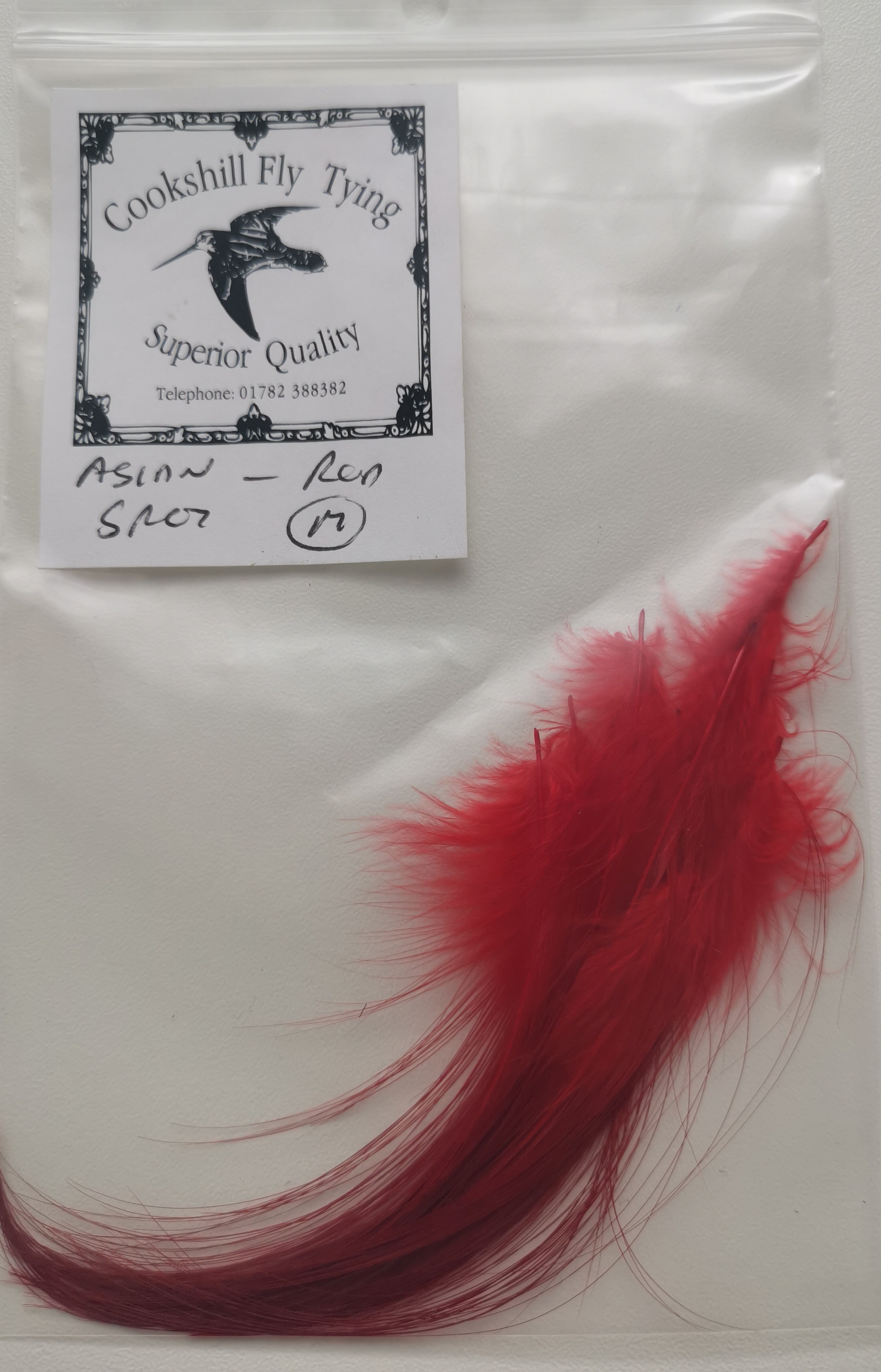 Cookshill Fly Tying Asian Heron Spey, vel. L, červená