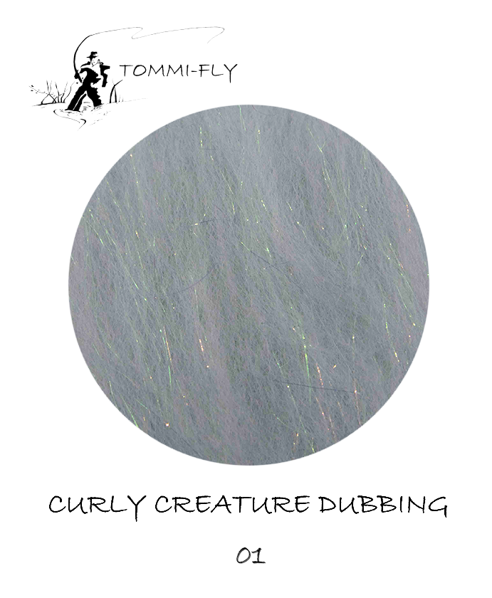 Curly Creature dubbing - White