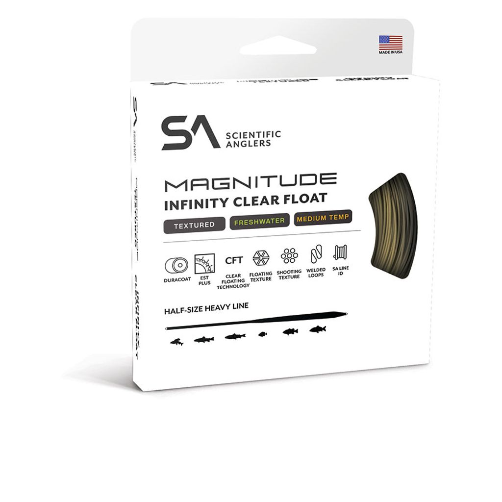 Scientific Anglers Muškařská šňůra Magnitude Infinity Buckskin/10' Clear Tip WF-7