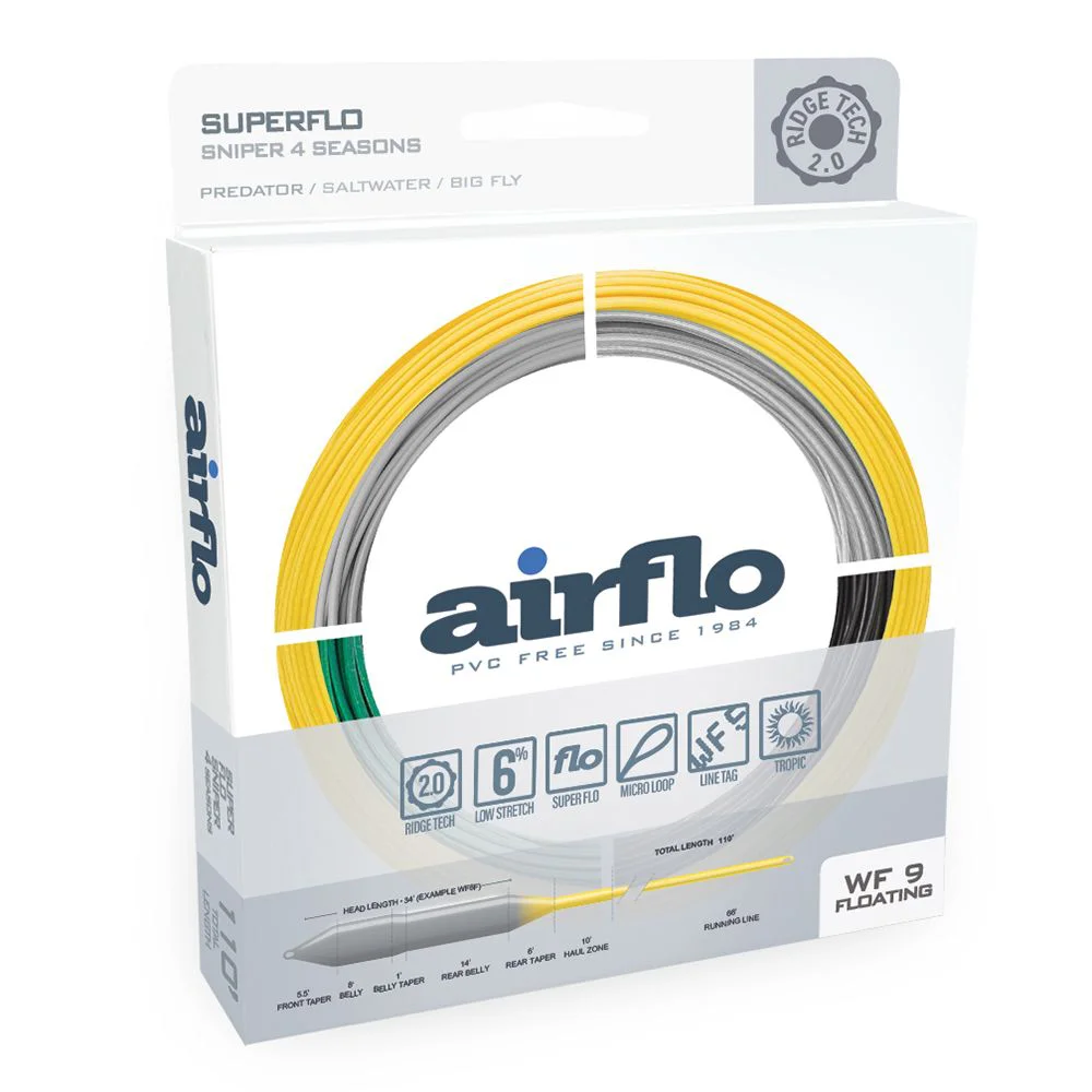 Airflo Muškařská šňůra Ridge 2.0 Sniper 4 Season Floating WF