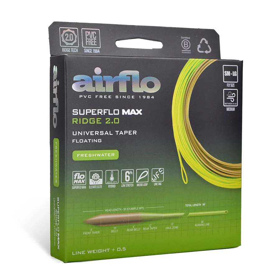 Airflo Muškařská šňůra Superflo Max Ridge 2.0 Universal Taper WF - AFTMA #3