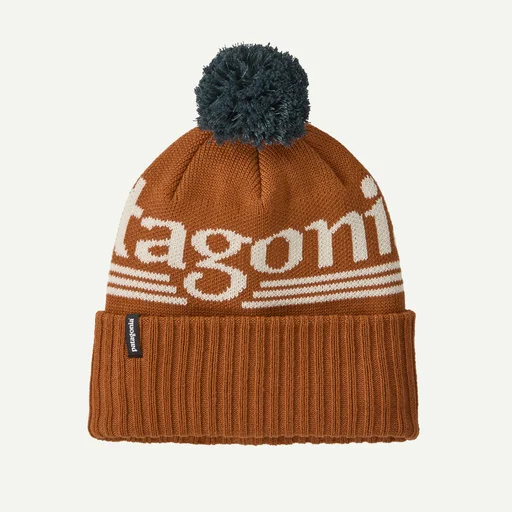 Patagonia Čepice Powder Town Beanie - Hut Tripper Logo: Cinnamon Brown