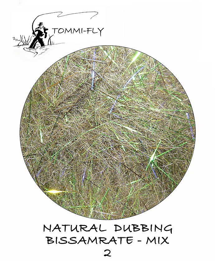 Natural dubbing mix Ondatra - Magic Green