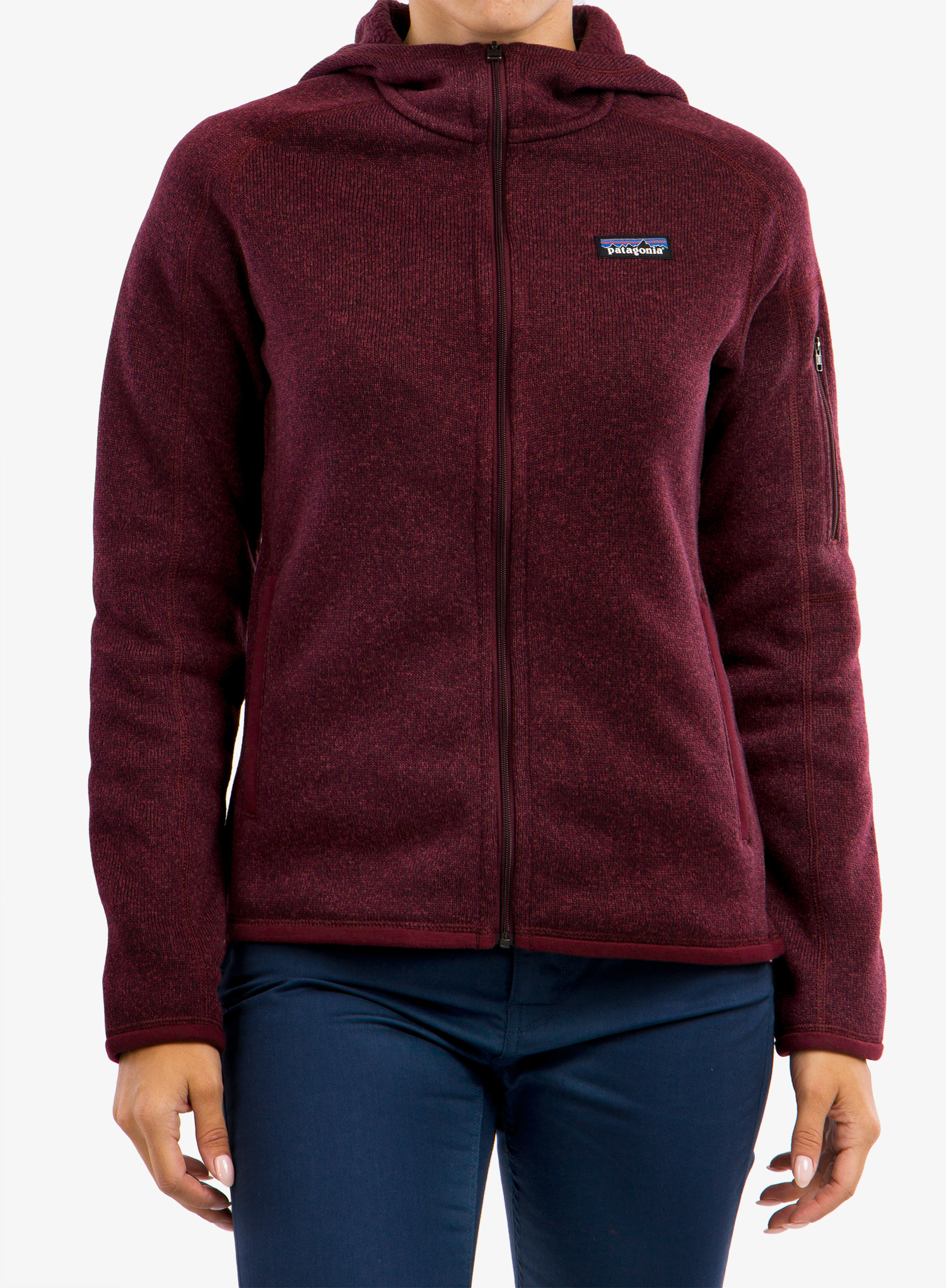  Patagonia Dámský fleece Better Sweater Hoody - red, vel. M