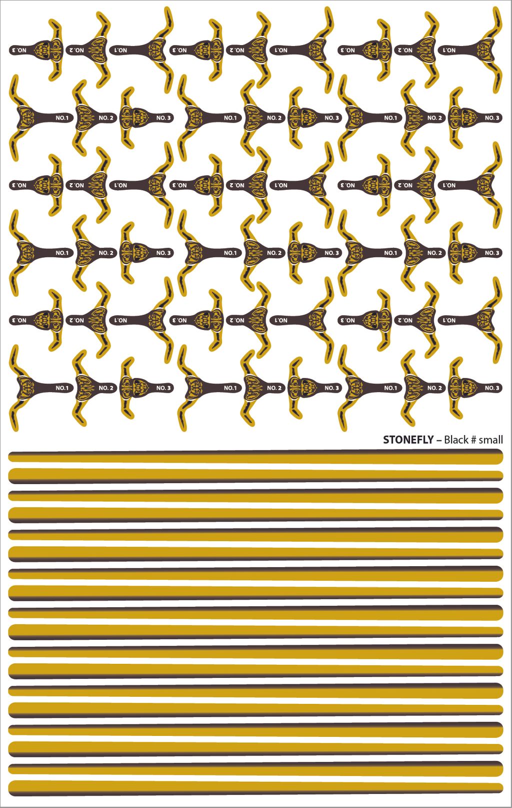 Pro Sportfisher Pro Stonefly Kits Black