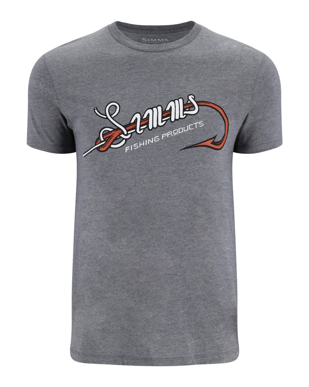 Simms Hook & Loop T-Shirt Athletic Heather - vel. XL