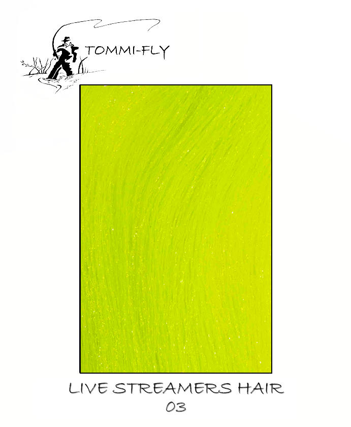 Live streamers hair - Fluo Yellow
