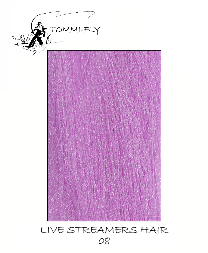 Live streamers hair - Magenta