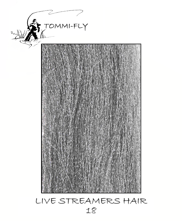 Live streamers hair - Grey