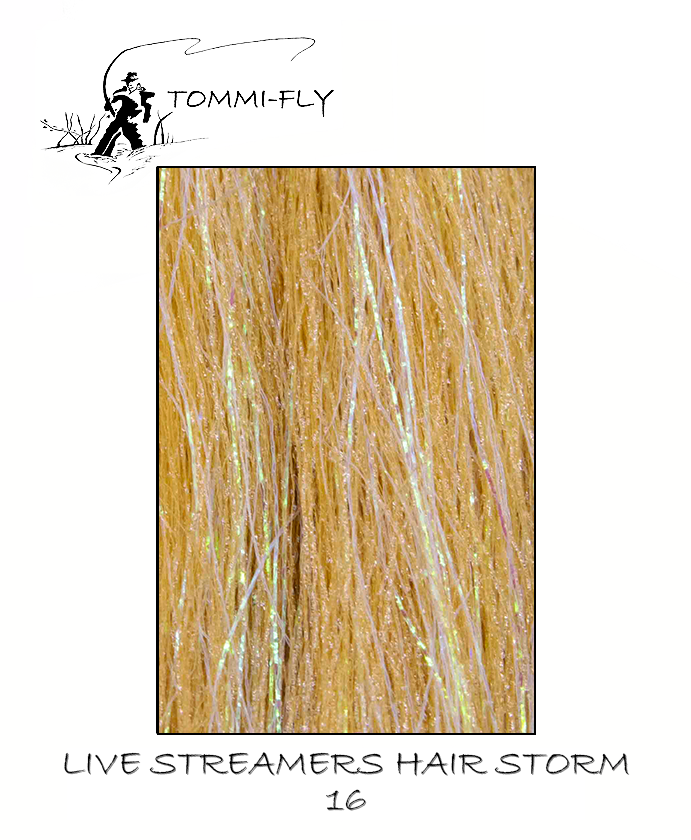 Live streamers hair STORM - Light Brown