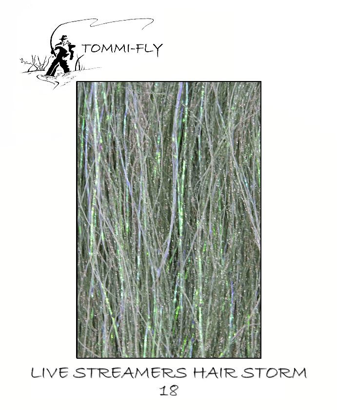 Live streamers hair STORM - Grey