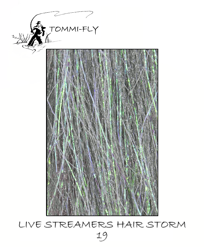 Live streamers hair STORM - Dark Grey