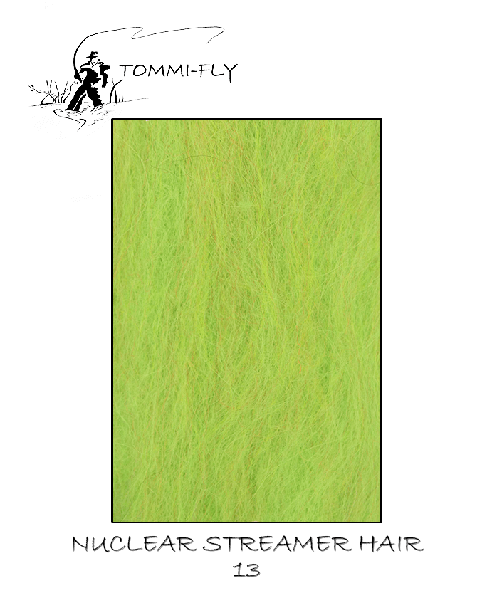Nuclear streamer hair - fluo green