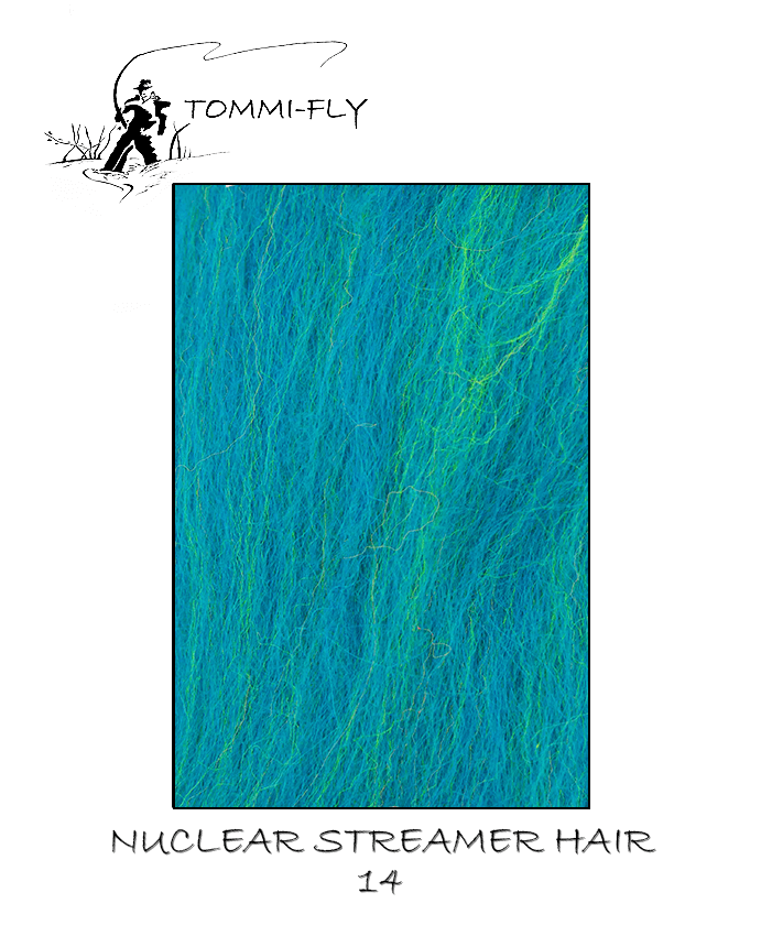 Nuclear streamer hair - turquoise