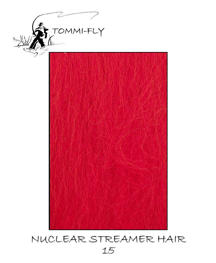 Nuclear streamer hair - red