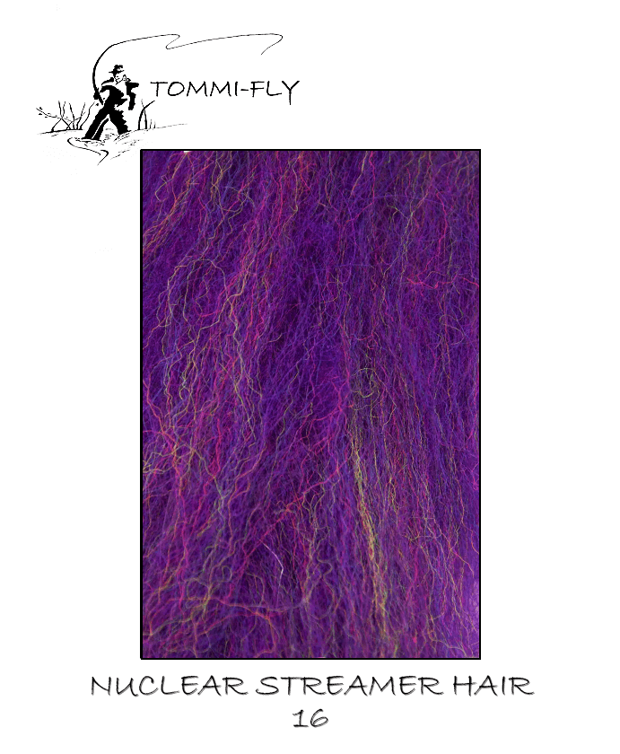 Nuclear streamer hair - violet