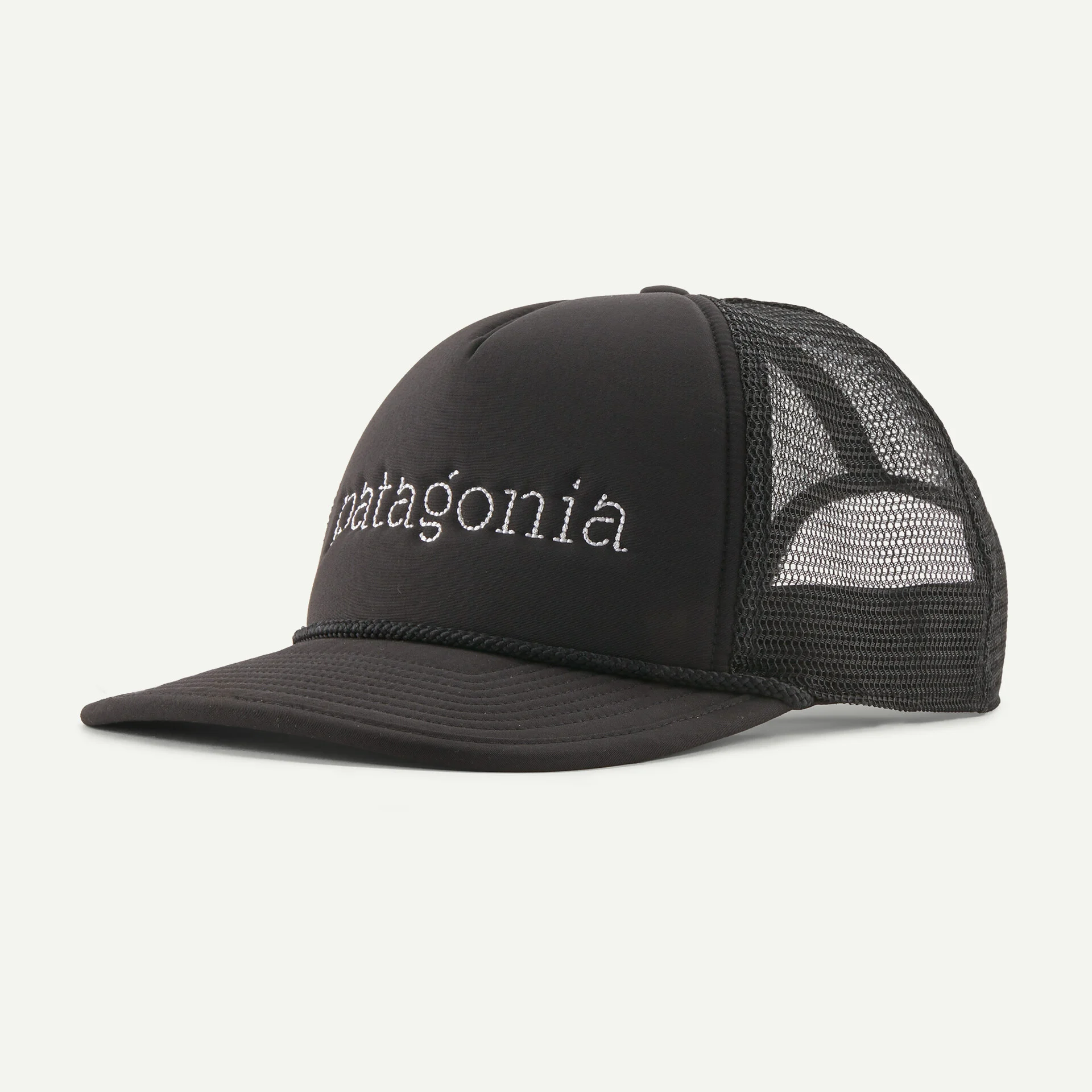 Patagonia Kšiltovka Broadcaster Hat - Strata Text: Black