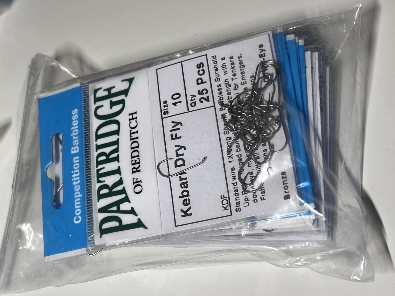 Partridge of Redditch Muškařské háčky Kebari Dry Fly - vel. 16