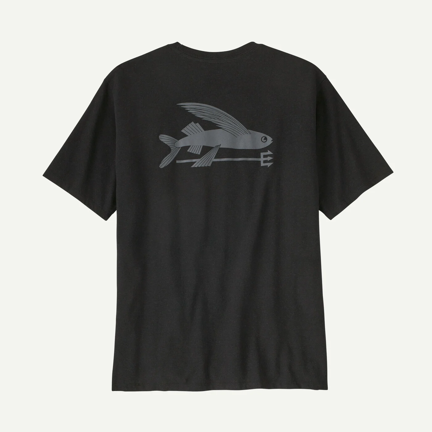 Patagonia Pánské triko Flying Fish Responsibili-Tee®, Ink Black