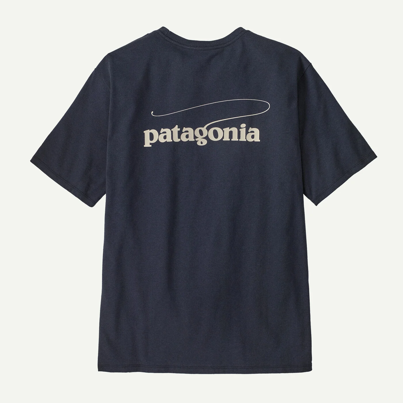 Patagonia Pánské tričko Casting Logo Responsibili-Tee, Smolder Blue
