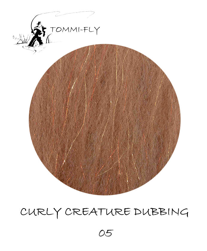 Curly Creature dubbing - Light Brown