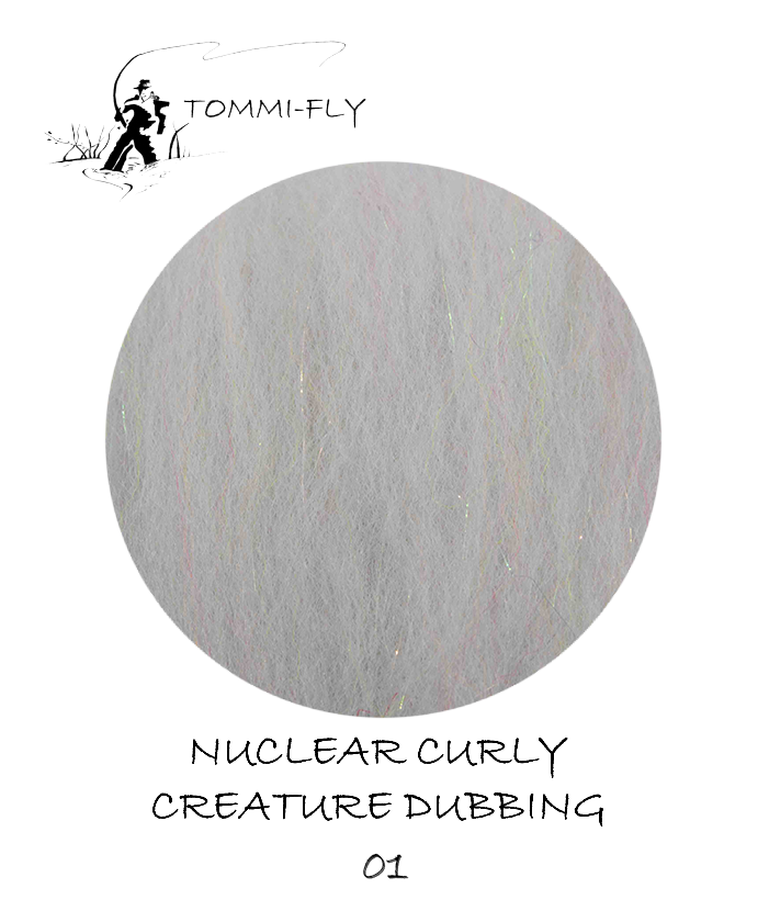 Nuclear Curly Creature dubbing - White