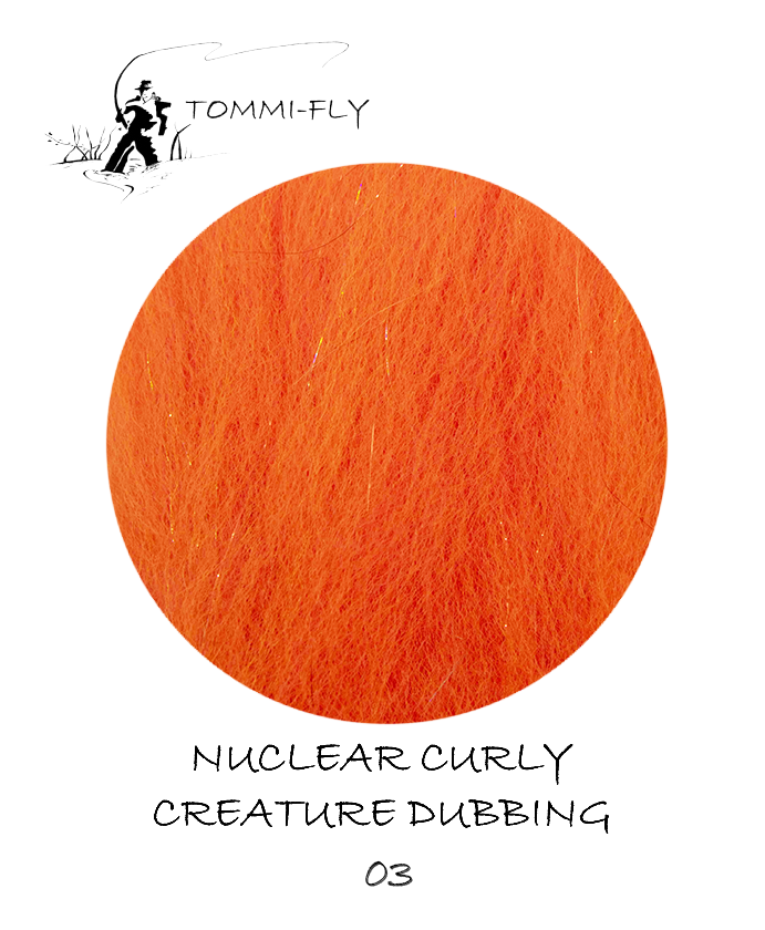 Nuclear Curly Creature dubbing - Orange