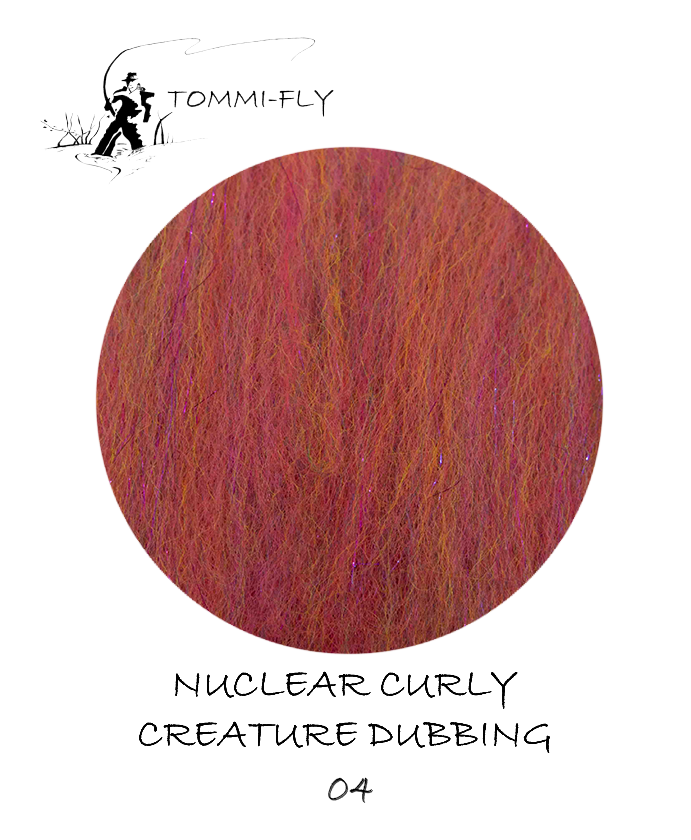 Nuclear Curly Creature dubbing - Pink