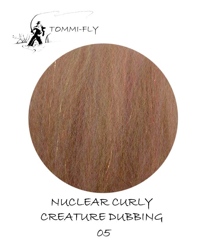 Nuclear Curly Creature dubbing - Light Brown