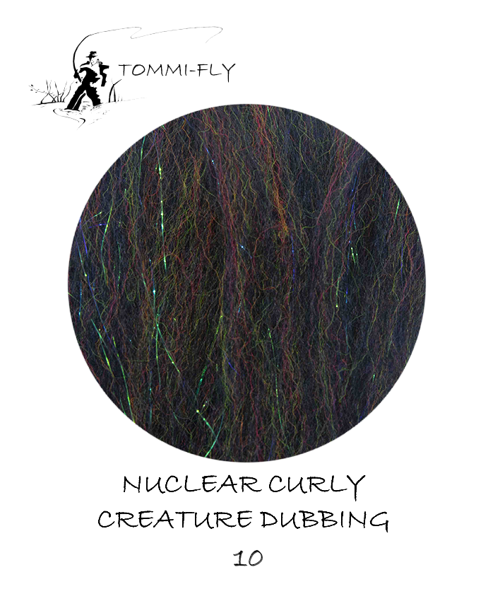 Nuclear Curly Creature dubbing - Paris Blue