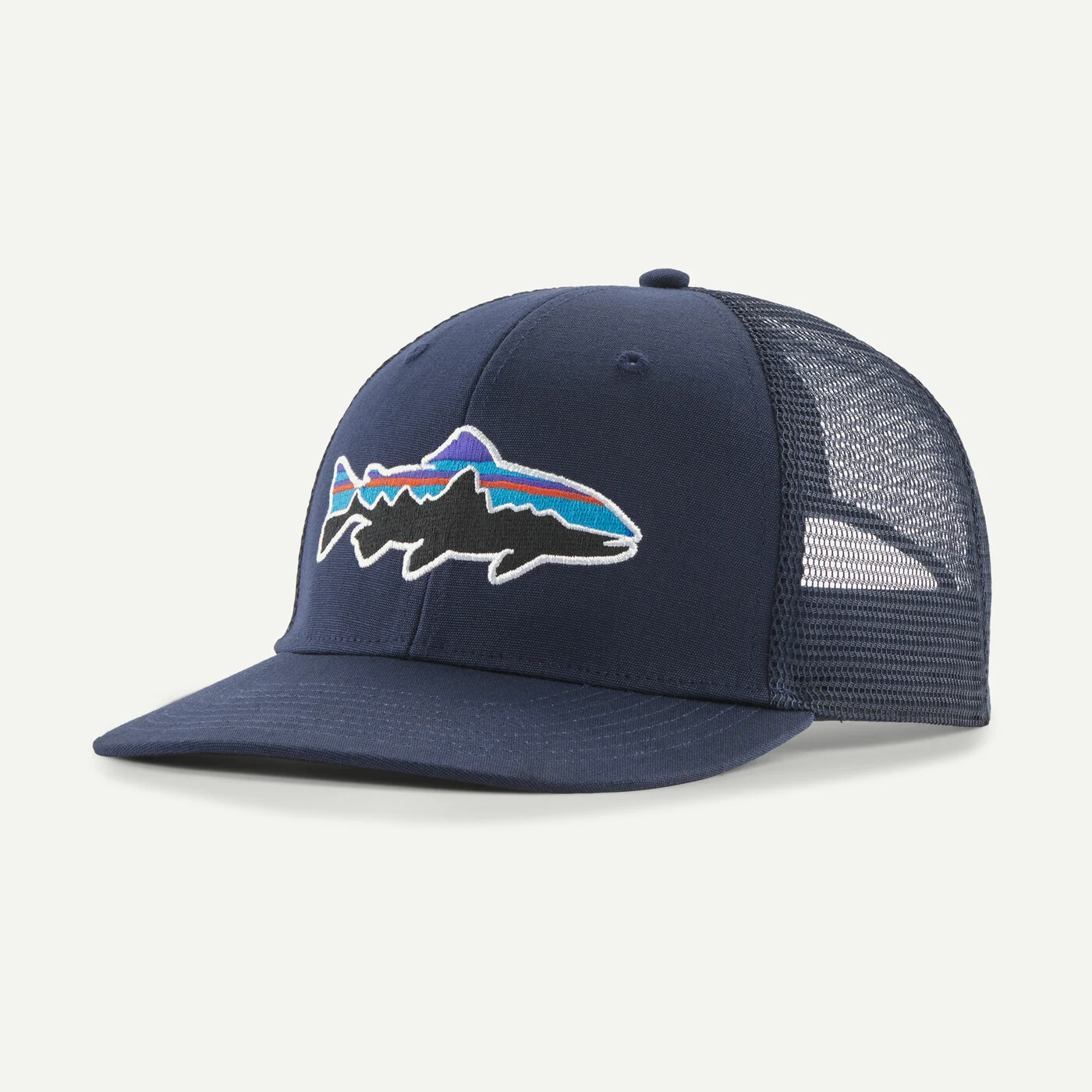 Patagonia Kšiltovka Fitz Roy Trout Trucker Hat, New Navy