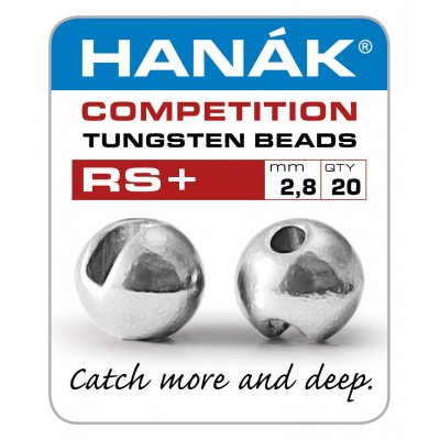 Hanák Competition Tungstenové hlavičky RS stříbrné - vel. 4,6 mm