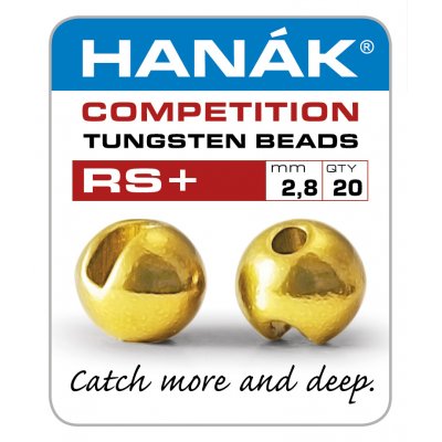 Hanák Competition Tungstenové hlavičky RS zlaté - vel. 4,6 mm