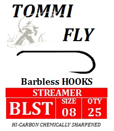 BLST - streamerové háčky - vel. 08