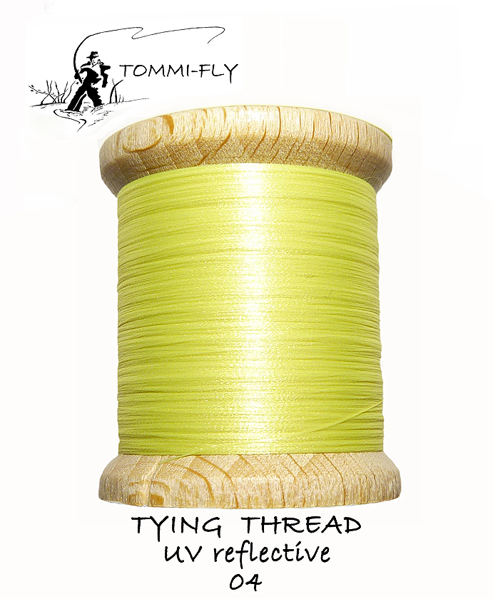 TYING THREAD UV REFLECTIVE - pastelově žlutá