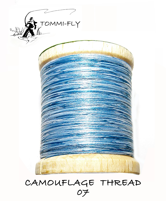 CAMOUFLAGE THREAD - light blue