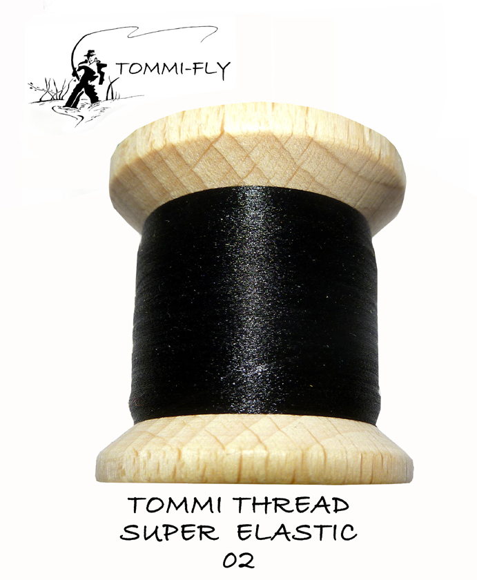 TOMMI THREAD SUPER ELASTIC - black