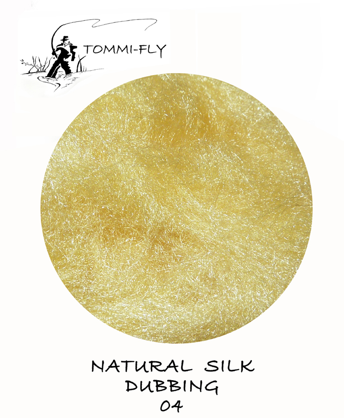 Natural SILK dubbing - písková
