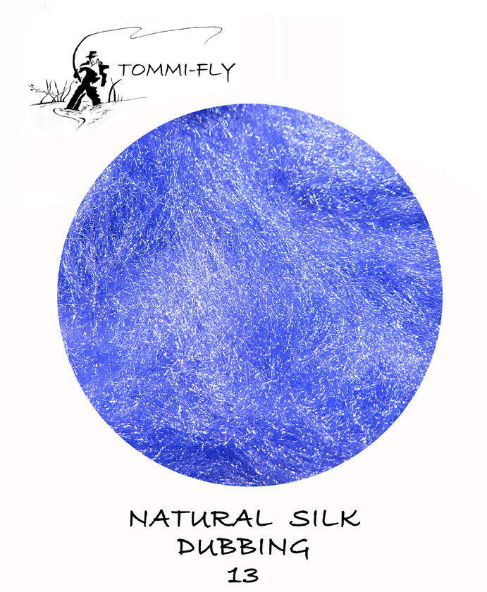 Natural SILK dubbing - fialová
