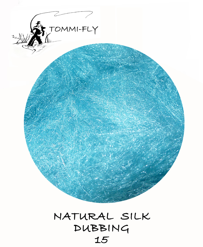 Natural SILK dubbing - šmoulová