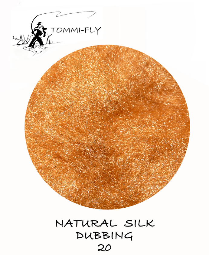 Natural SILK dubbing - medová