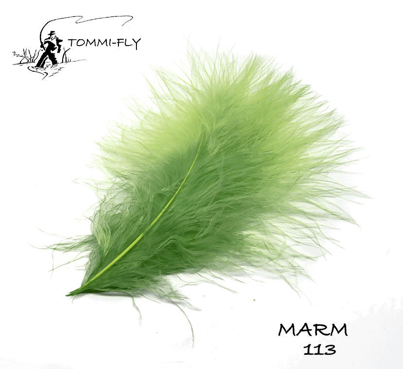 Premium Marabou - Neonově zelená