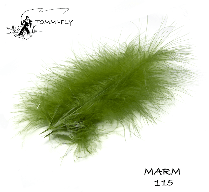 Premium Marabou - Olivově zelená