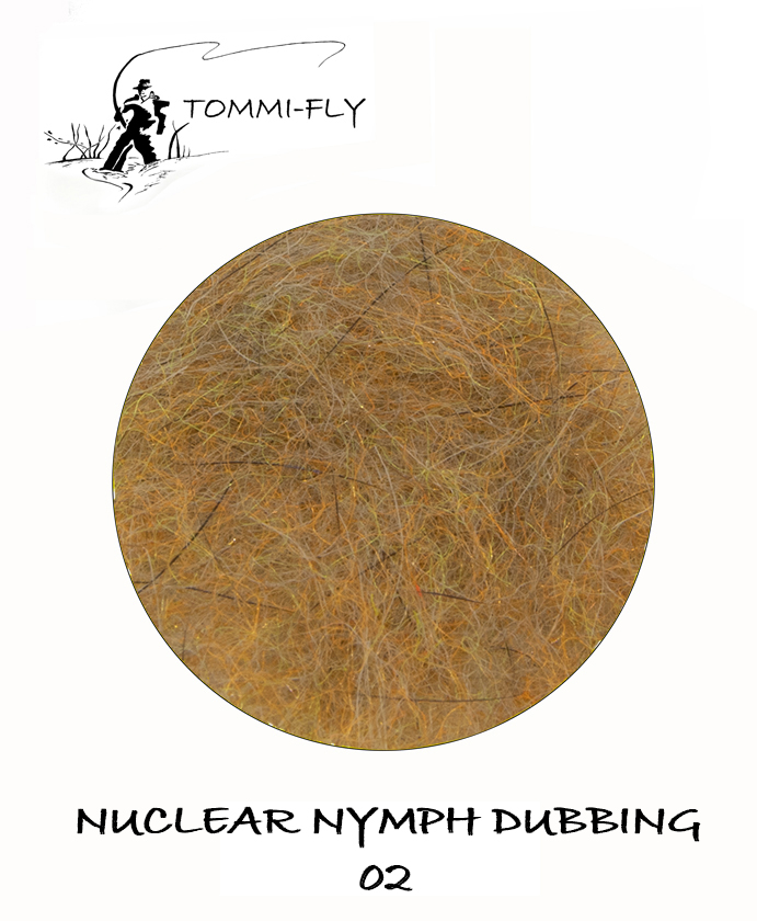 Nuclear Nymph Dubbing - Tan Orange