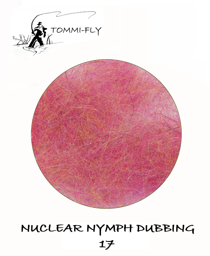 Nuclear Nymph Dubbing - Light Fluo Pink