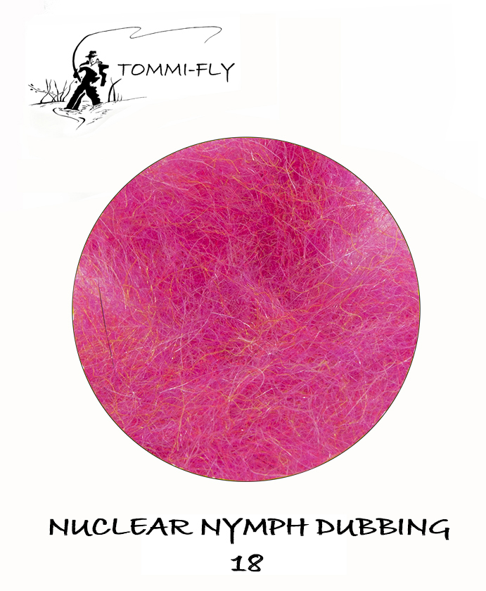 Nuclear Nymph Dubbing - Fluo Pink