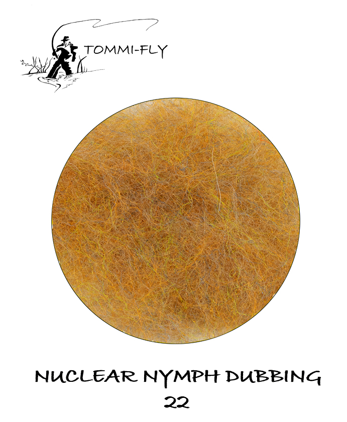 Nuclear Nymph Dubbing - Orange Tan